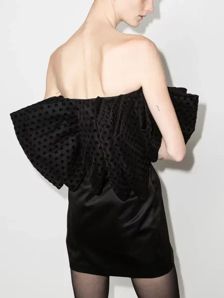 Rochie Rotate Birger Christensen cu funde negru