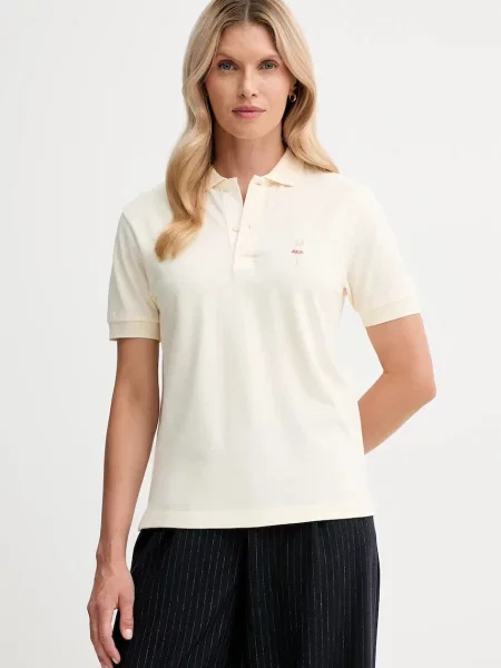 Bombažen polo Bally bež