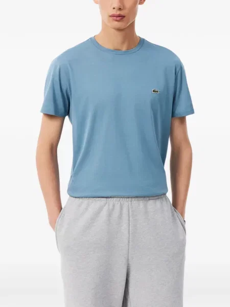 Tricou Lacoste cu autograf albastru