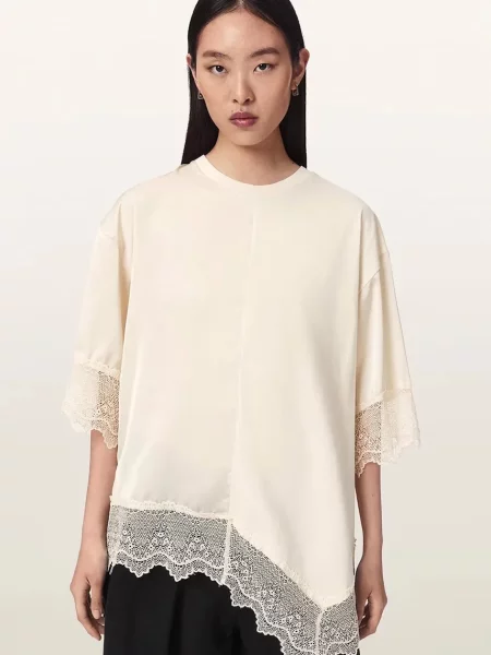 AllSaints bluză pentru femei din LENNY bej