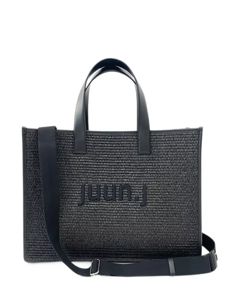 Shopper kabelka Juun.j s výšivkou černá