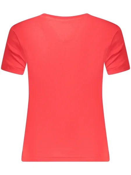 Tommy Jeans Póló Essential Slim Fit piros