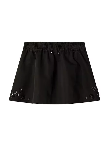 Krótka spódnica Golden Goose z cekinami czarna