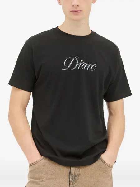 Tricou Dime cu decolteu rotund negru