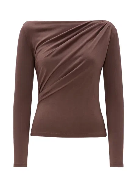 Studioselect Tricou Dorina închis maro