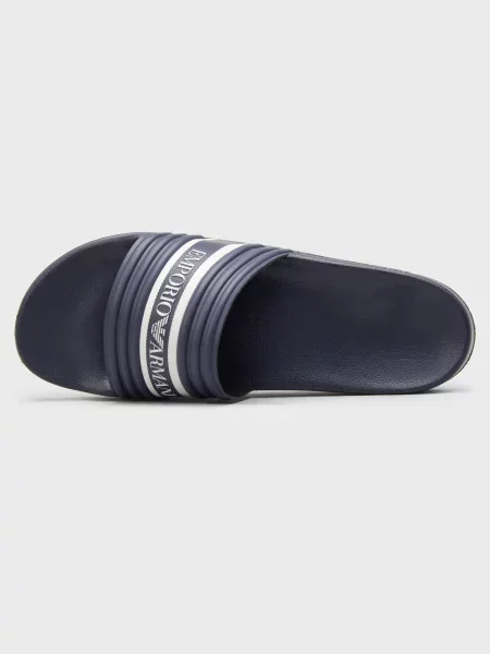 Шлепанцы Emporio Armani синие