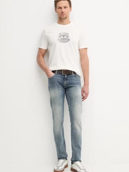 Armani Exchange kratka majica bež