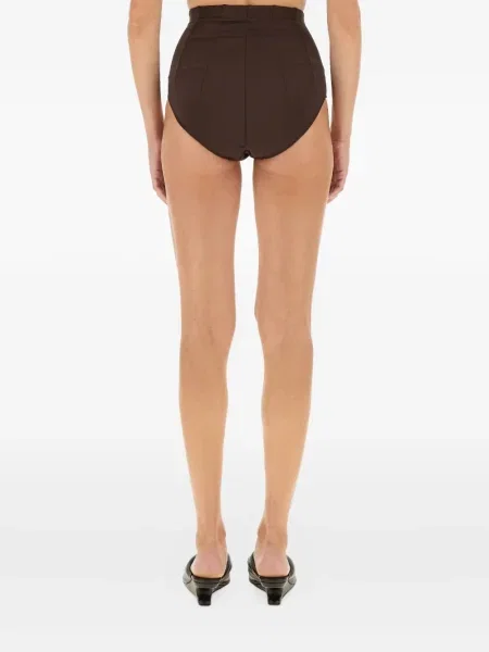 Pantaloni scurți Rick Owens Lilies maro