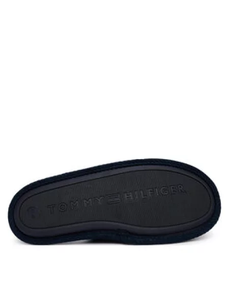 Tommy Hilfiger Naminės šlepetės Corduroy House Shoes Tamsiai mėlyna