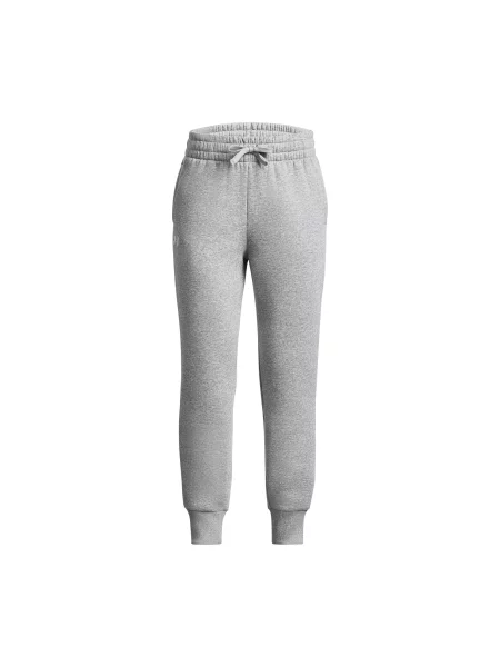 Dziecięce spodnie dresowe Under Armour UA Rival Fleece białe