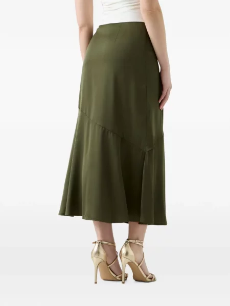 Fustă Guess din satin verde