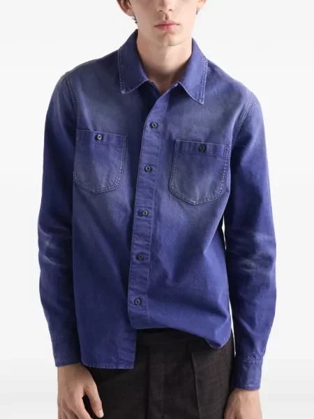 Риза Prada кепър синьо