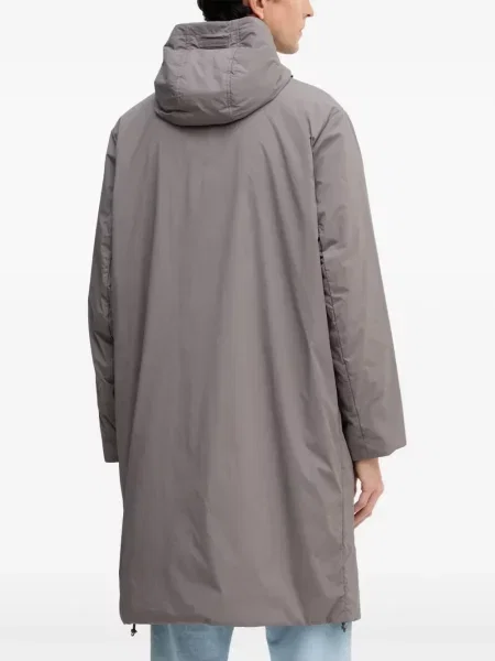 Palton Armani Exchange cu glugă gri