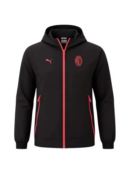 Kurtka dresowa AC Milan czarna