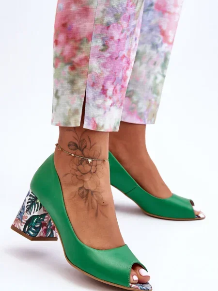 Usnjene salonarji Boto zelena