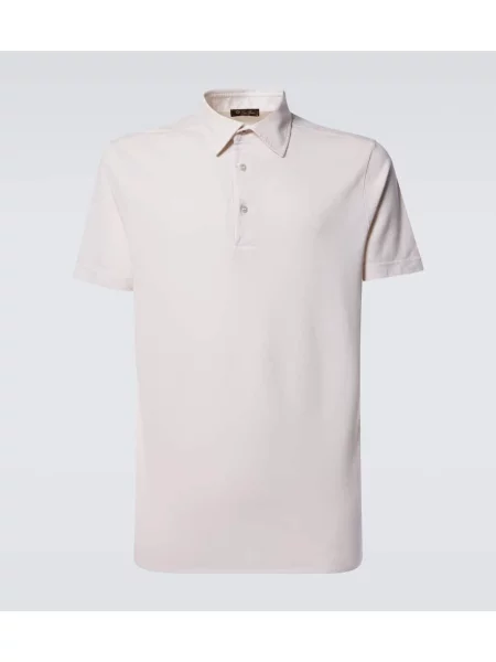 Polo Loro Piana alb