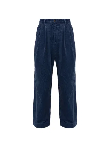 Pantaloni Ps Paul Smith de catifea cord albastru
