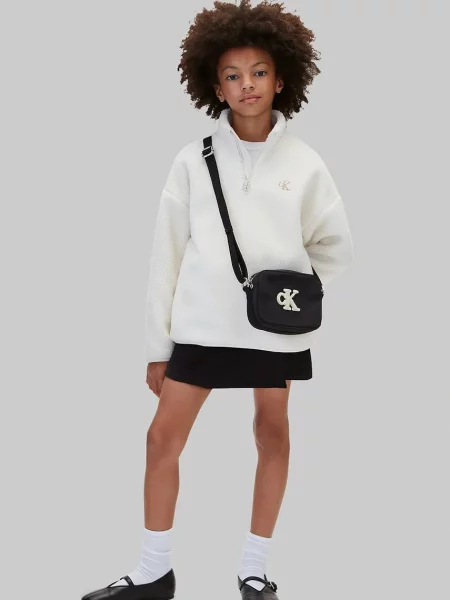 Calvin Klein Jeans чанта crossbody за деца черно