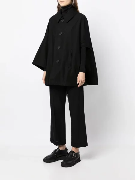 Lung geacă Yohji Yamamoto negru
