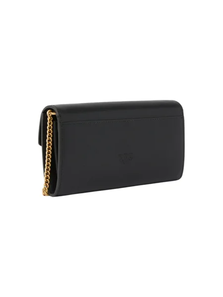 PINKO Pisemska torbica Love One zlata črna