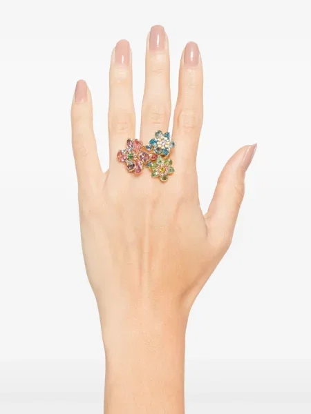 Inel Swarovski auriu