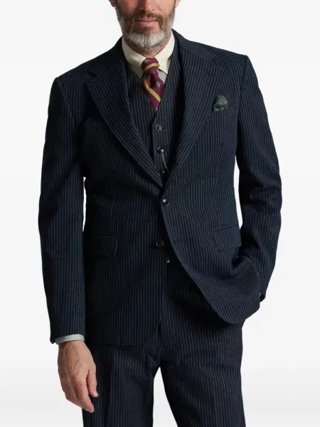 Sacou Ralph Lauren Rrl cu dungi albastru