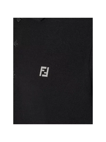 Koszulka polo Fendi czarna