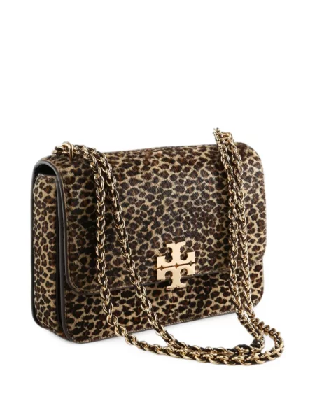 Geantă Tory Burch cu imagine cu model leopard maro