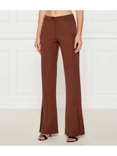 Patrizia Pepe Pantaloni | flare fit maro