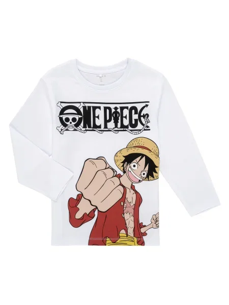 Tricou copii Name It alb