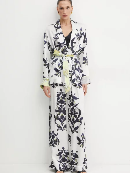 Піджак Forte Forte без застібки візерунок my jacket білий