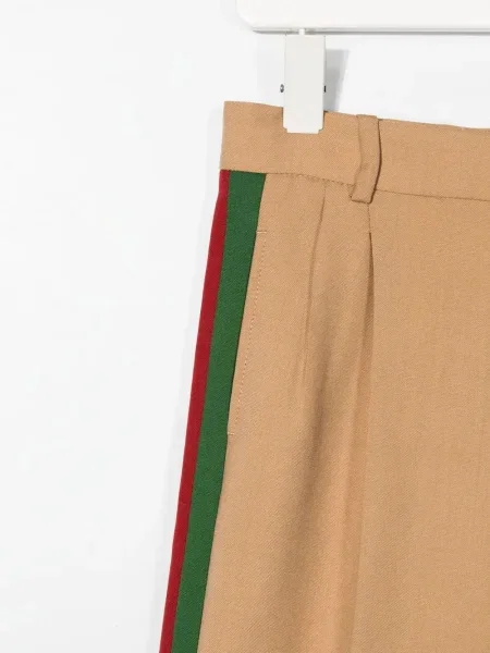 Spodnie dziecięce Gucci brązowe
