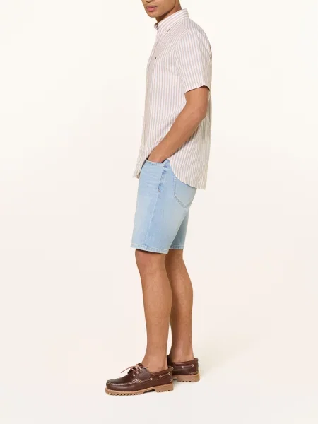Tommy Hilfiger Džínové Šortky Denton heron blue modré