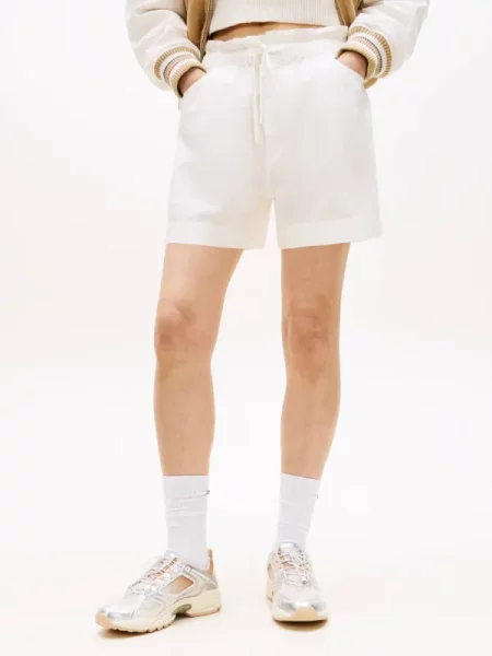 Tommy Jeans De in pantaloni scurți TJW ESSENTIAL alb
