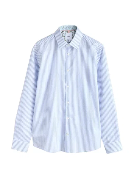 Next Srajca svetlo modra bela