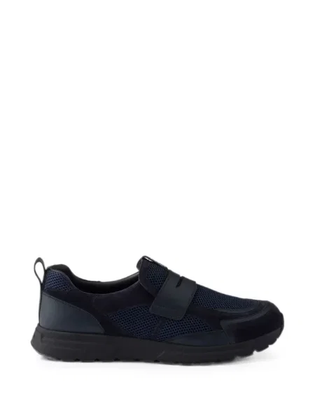 Pantofi loafer Prada din piele albastru