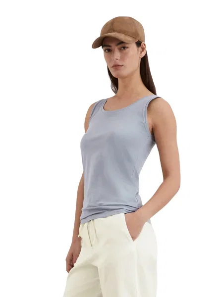 Marc O'Polo Top Slim Fit modra