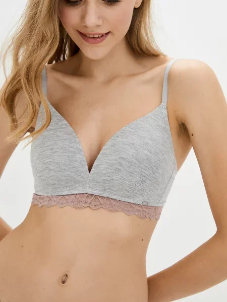 Бюстгальтер PRETTY POLLY Casual Comfort віскоза/поліамід сірий