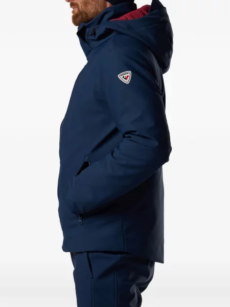 Geacă Rossignol cu glugă softshell albastru