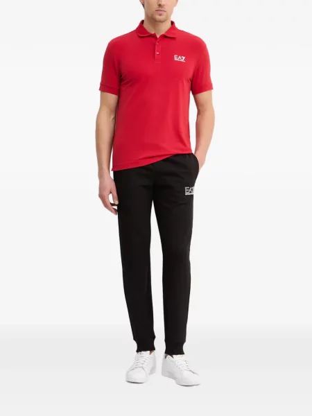 Pólóing Ea7 Emporio Armani autogrammal piros