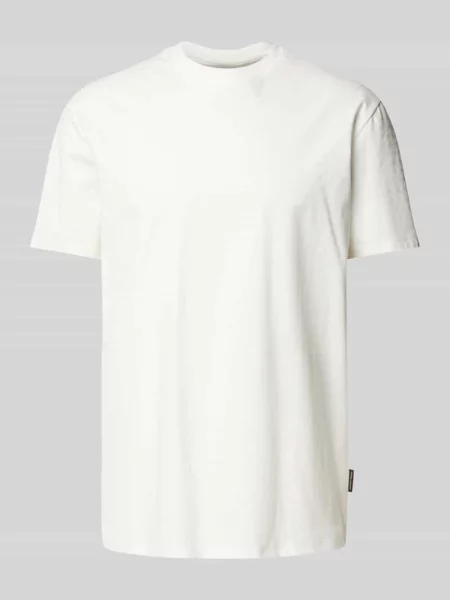 T-shirt z detalem z logo Armani Exchange biała