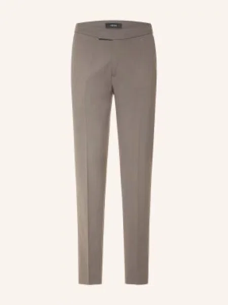 Reiss Spodnie Found Slim Fit braun brązowe