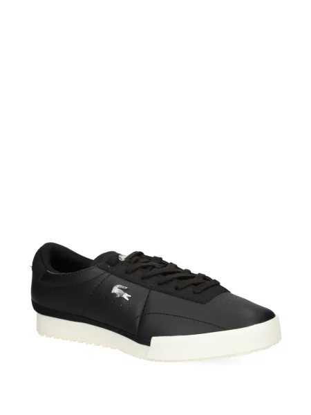Sneakerși Lacoste din piele negru