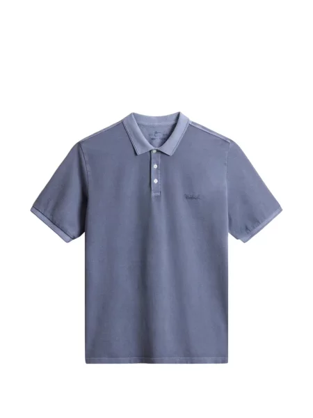 Tricou polo Woolrich albastru