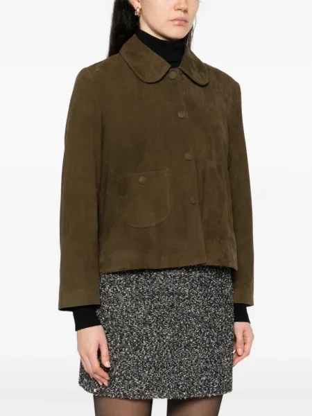 Geanta de piele Ba&sh verde