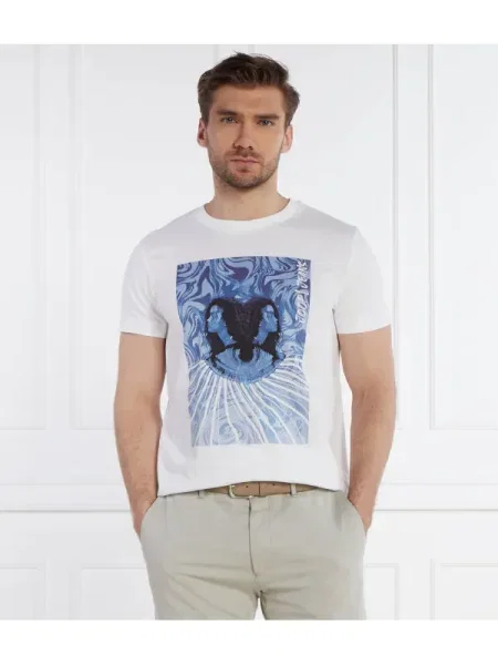 Joop! Jeans Tricou Deano alb