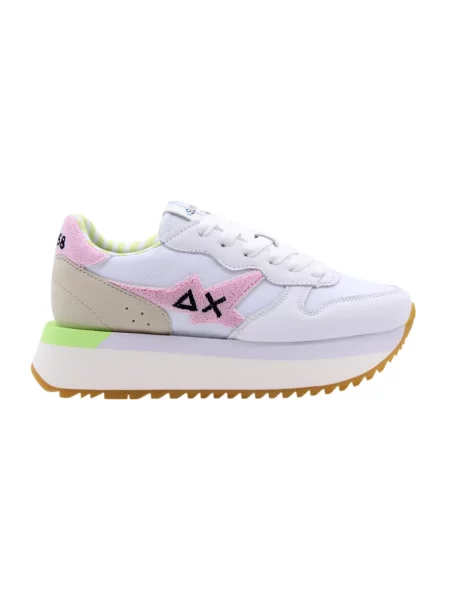 Sneakersy Sun68 białe