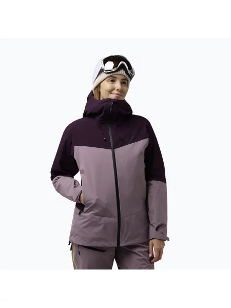 Kurtka skiturowa Jack Wolfskin Alpspitze Tour 3L wild blossom fioletowa