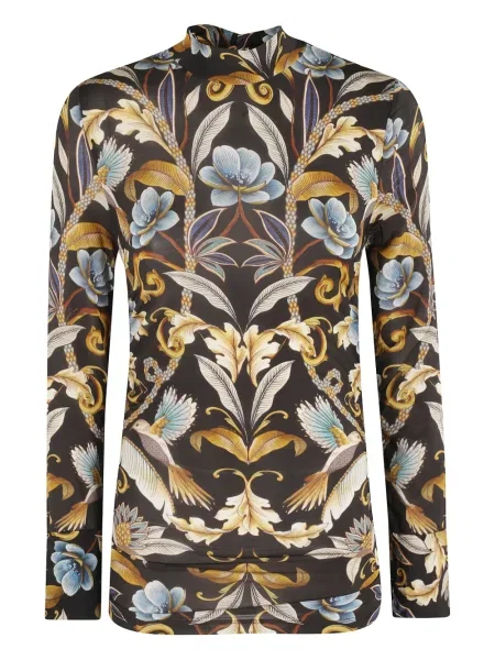 Bluză Farm Rio cu model floral cu imagine negru