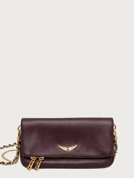 Torebka crossbody Zadig & Voltaire skórzana czerwona
